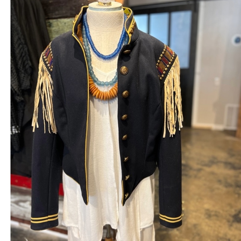 Vintage Double D Fringe Jacket RARE!